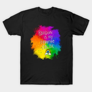 Rainbow is my Favorite Color T-Shirt